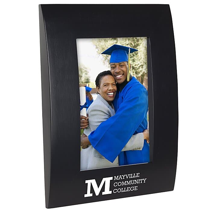 Curved Wood Frame - 5 inches x 7 inches