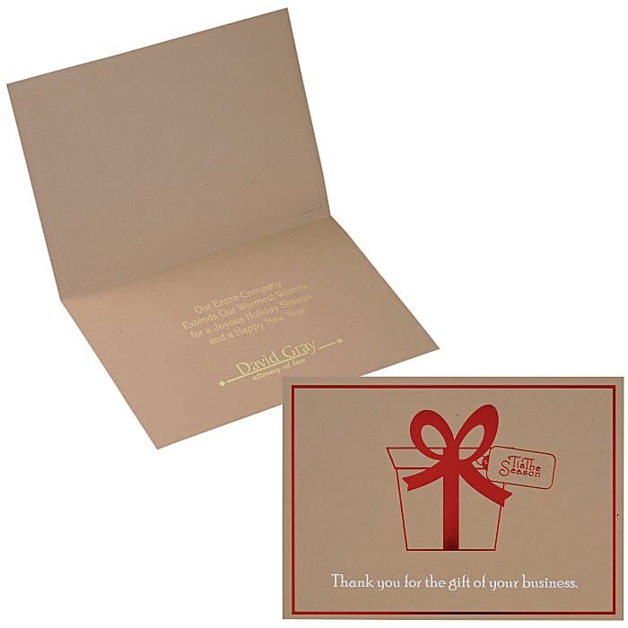 Holiday Business Appreciation Greeting Card