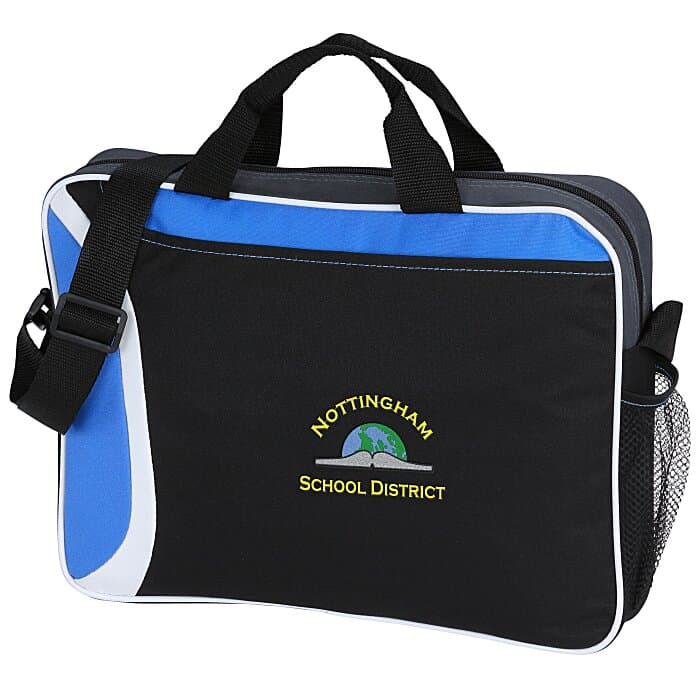 All Day Computer Brief Bag - Embroidered