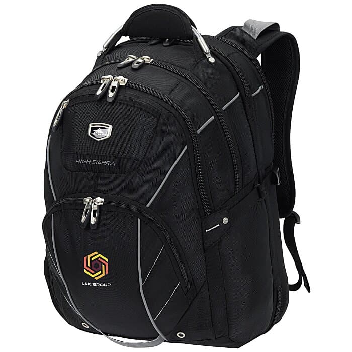 High Sierra Elite Fly-By 17-inch Laptop Backpack - Embroidered