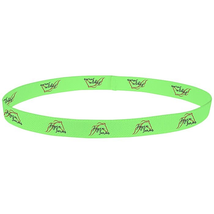 Stretchy Elastic Headband - Full Color - 1/2 inch