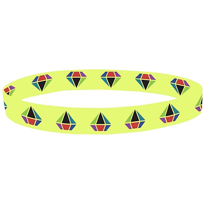 Stretchy Elastic Headband - Full Color - 3/4 inch
