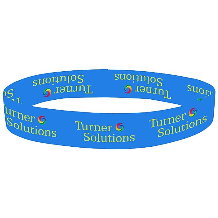 Stretchy Elastic Headband - Full Color - 1 inch