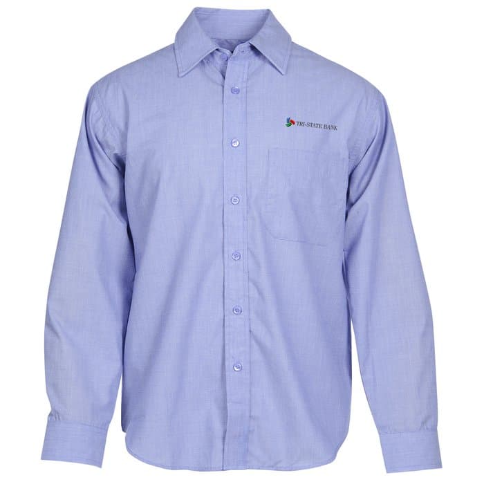 Stain Release Crossweave Shirt - Men's