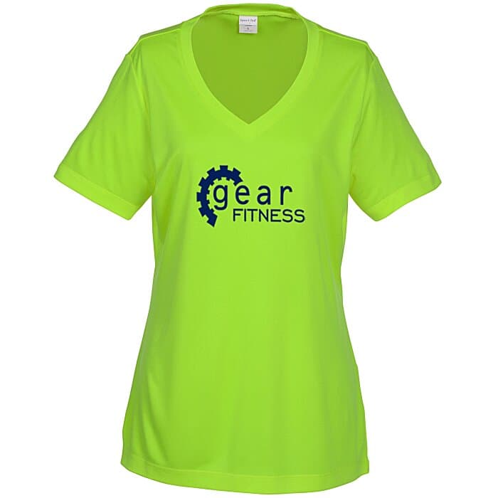 Contender Athletic V-Neck T-Shirt - Ladies' - Screen