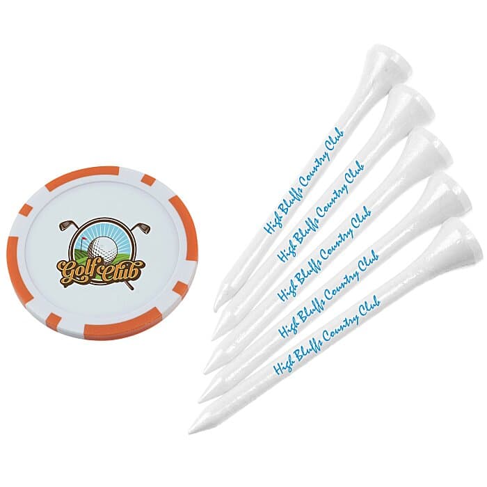 Poker Chip Tee Pack - 2 3/4 inches