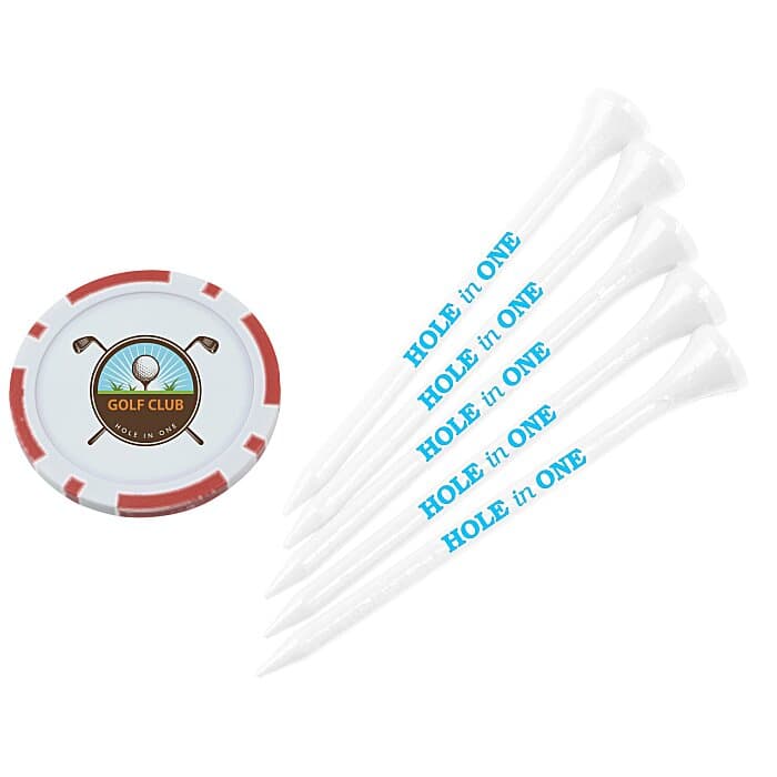 Poker Chip Tee Pack - 3 1/4 inches