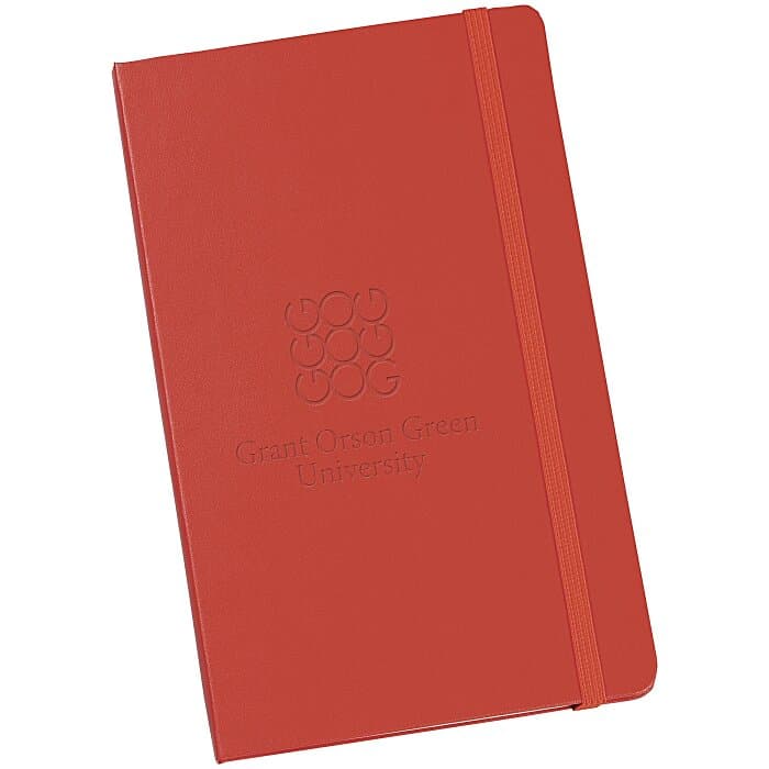 Moleskine Hard Cover Notebook - 8 1/4 inches x 5 inches - Ruled