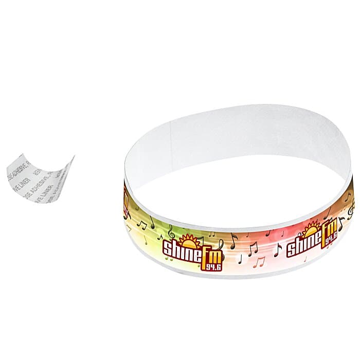 Full Color Tyvek Bracelet - 3/4 inches