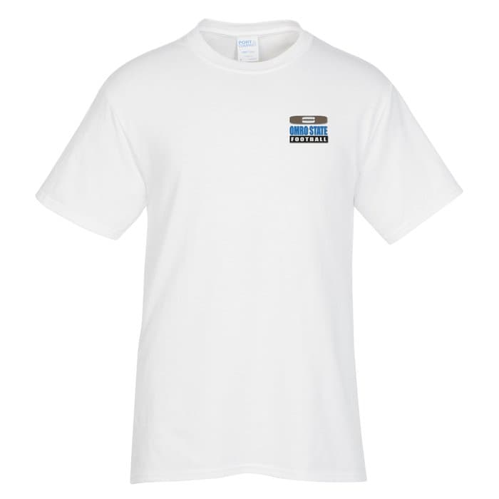 Port Classic 5.4-oz T-Shirt - Men's - White - Embroidered