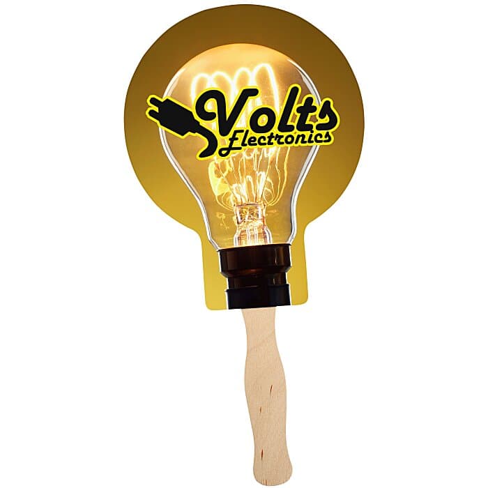 Hand Fan - Light Bulb - Full Color