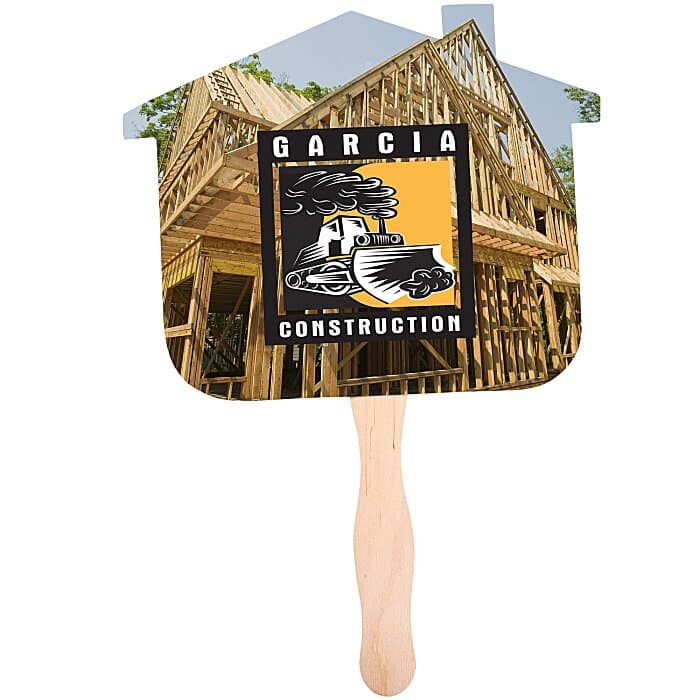 Hand Fan - House - Full Color