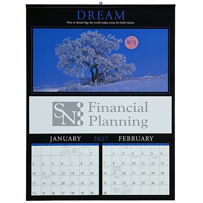 Motivational Calendar with 2-Month View