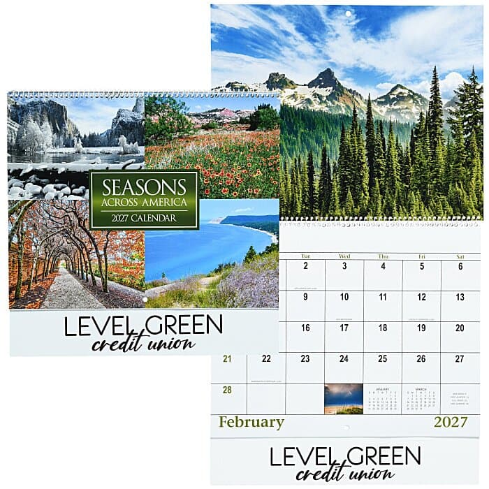 Seasons Across America Calendar - Spiral