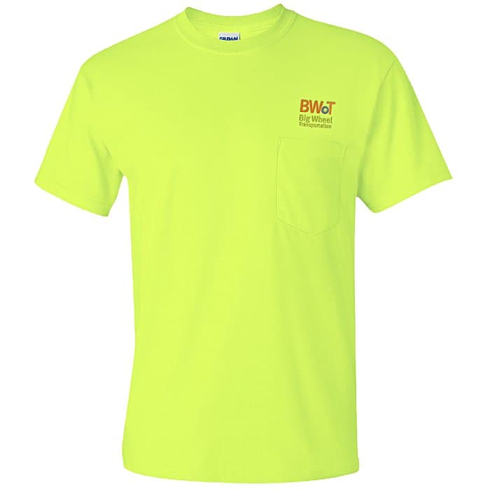 Gildan 6-oz Ultra Cotton Pocket T-Shirt - Embroidered