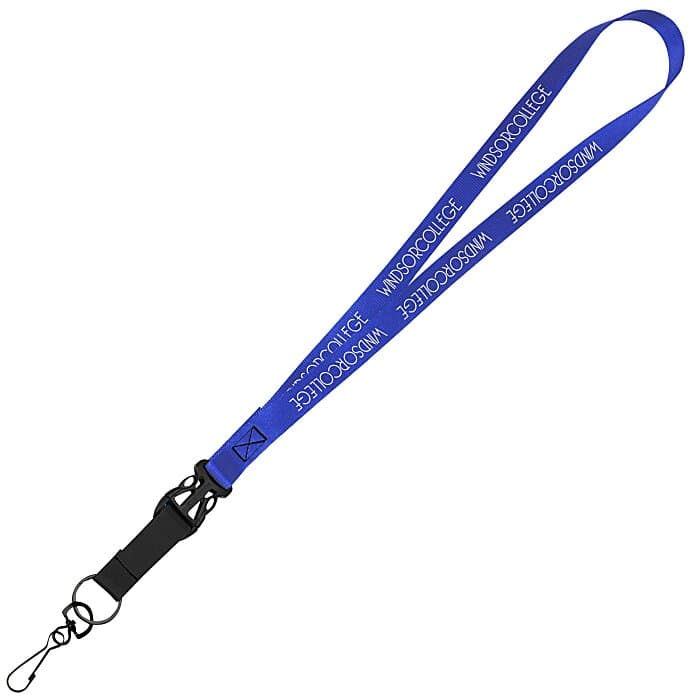 Mix and Match Smooth Nylon Lanyard - 3/4 inch - 38 inches - Metal Swivel Snap Hook