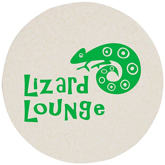 Pulpboard Coaster - 3.5 inches Round - 1.96 mil