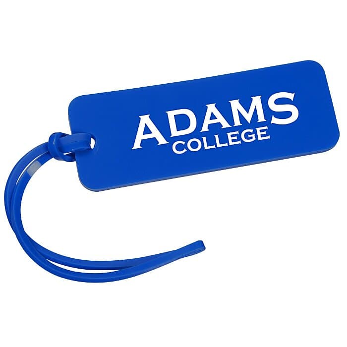 Rectangle Luggage Tag - 1 1/2 inches x 4 inches - Opaque