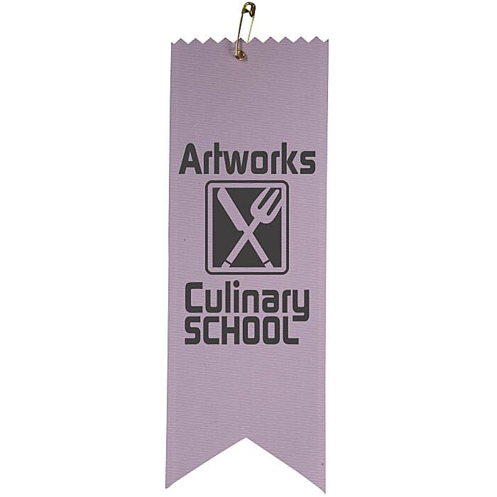 6 inches x 2 inches Dovetail Ribbon - Pin Attachment