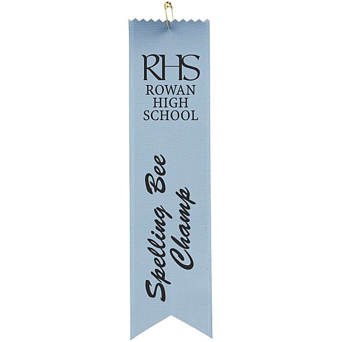 8 inches x 2 inches Dovetail Ribbon - Pin Attachment