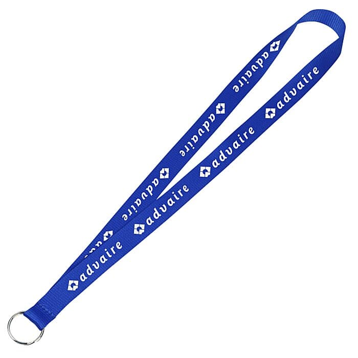 Value Lanyard - 3/4 inches - Metal Split Ring