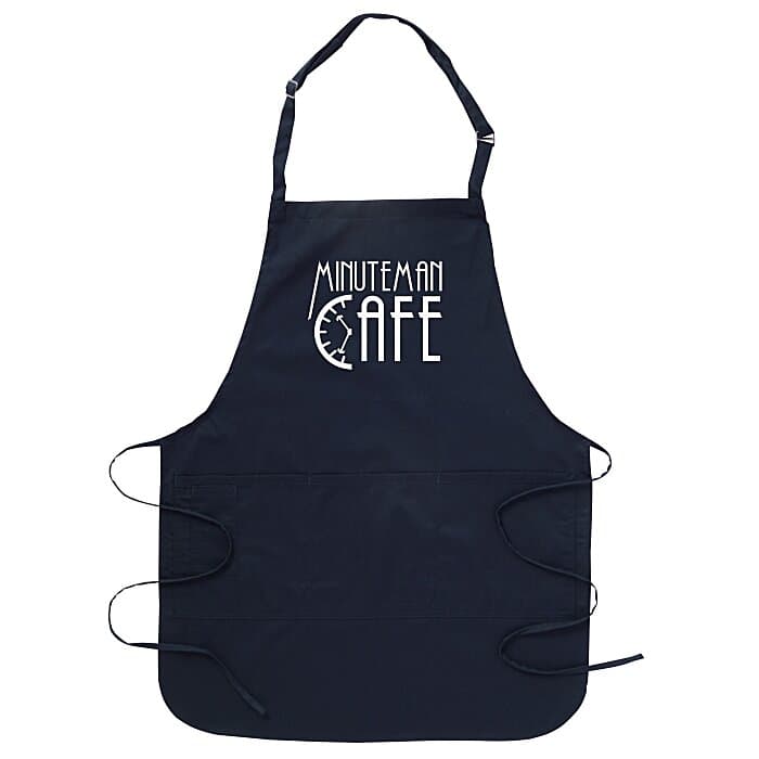 Stain Release Bib Apron - Screen