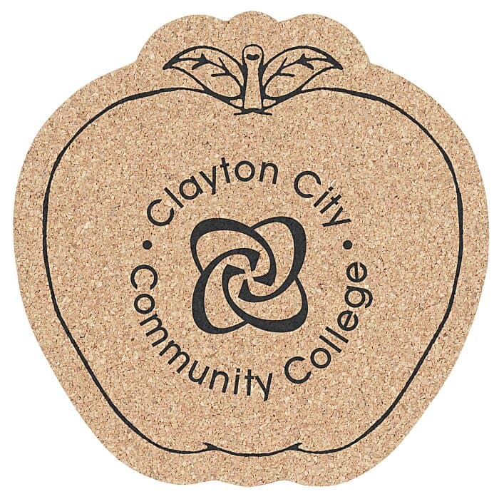 Cork Coaster - Apple