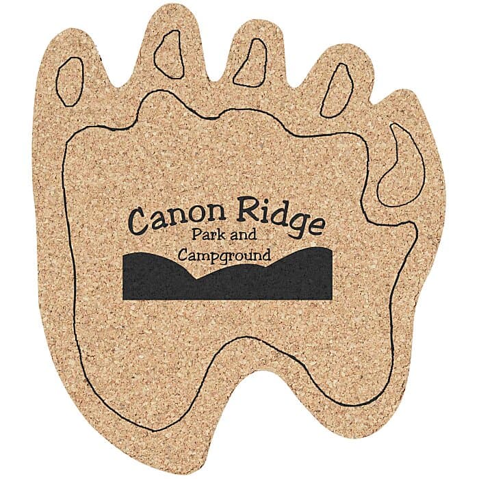 Cork Coaster - Paw