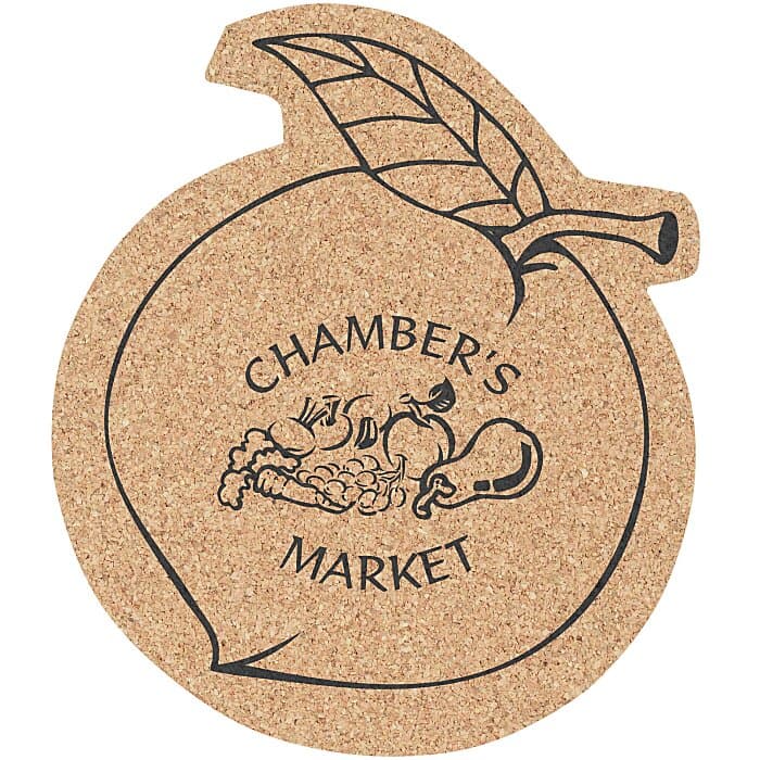 Cork Coaster - Peach