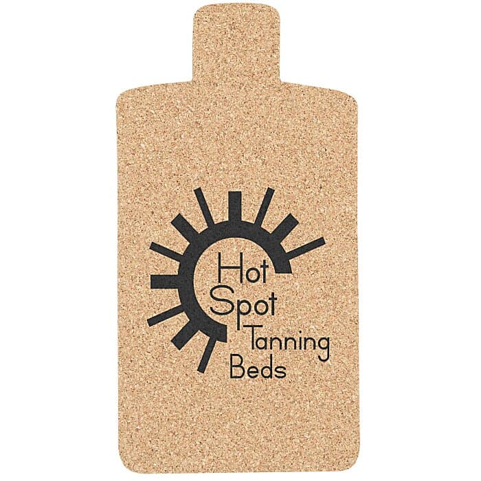 Large Cork Coaster - Lotion Bottle