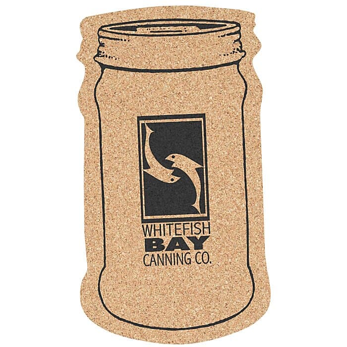 Large Cork Coaster - Jar