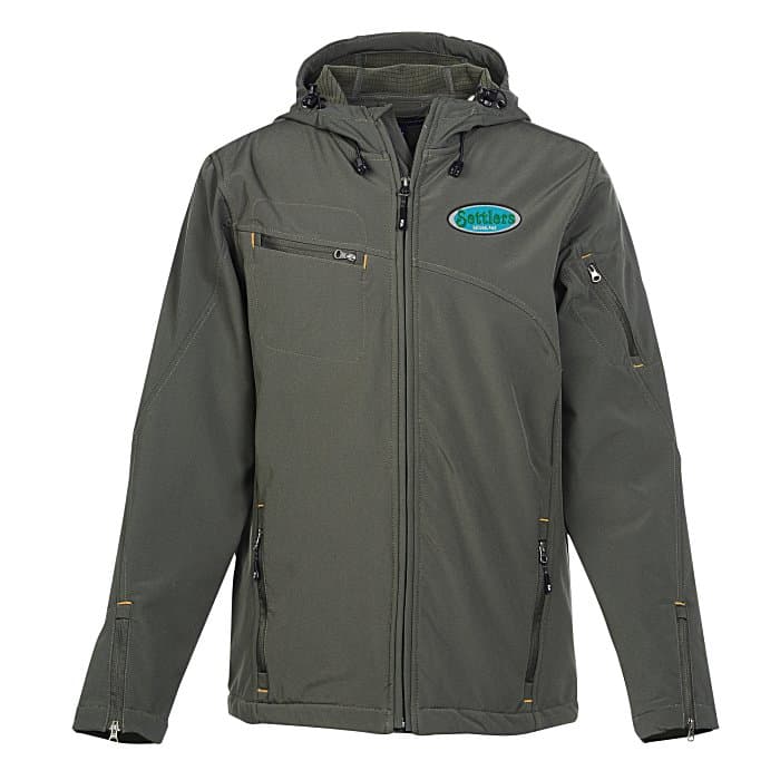 Crest Hooded Soft Shell Jacket - Men's