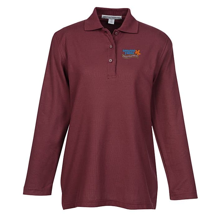 Silk Touch Long Sleeve Sport Shirt - Ladies'