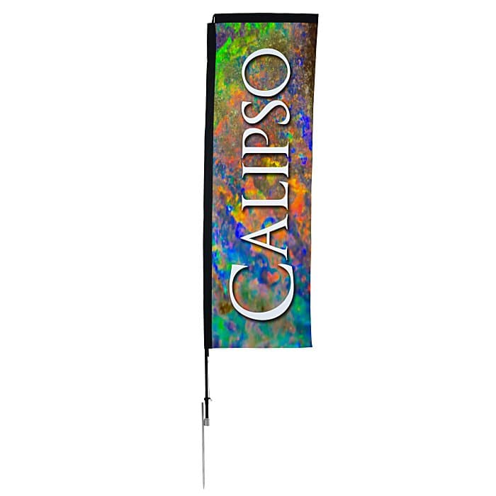 Outdoor Rectangular Sail Sign - 10' - One Sided