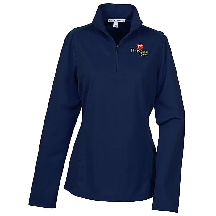 Molecule Mesh 1/2-Zip Pullover - Ladies' - Embroidered