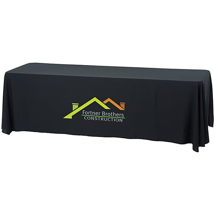 Serged Open-Back Stain Resistant Table Throw - 8 feet