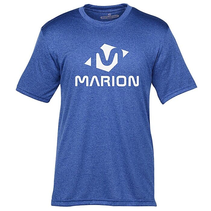 Snag Resistant Heather Performance T-Shirt - Men's - Screen