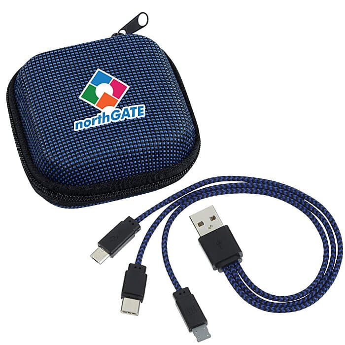 Textured 3-in-1 Charging Cable