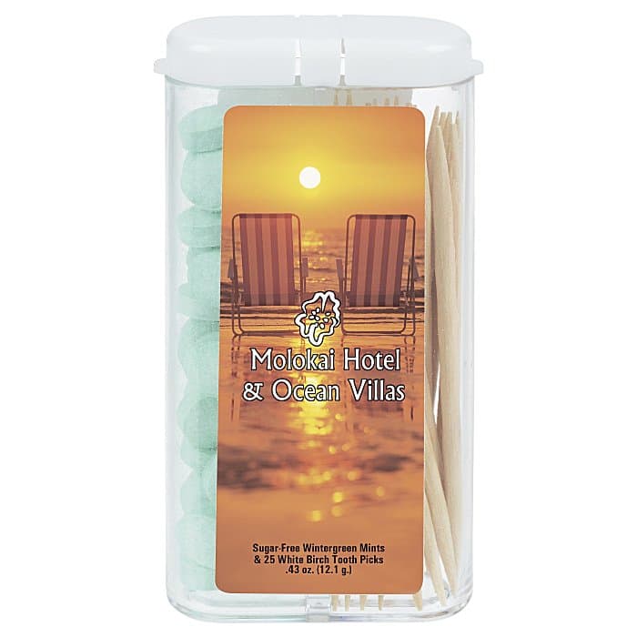 Mint & Toothpick Container