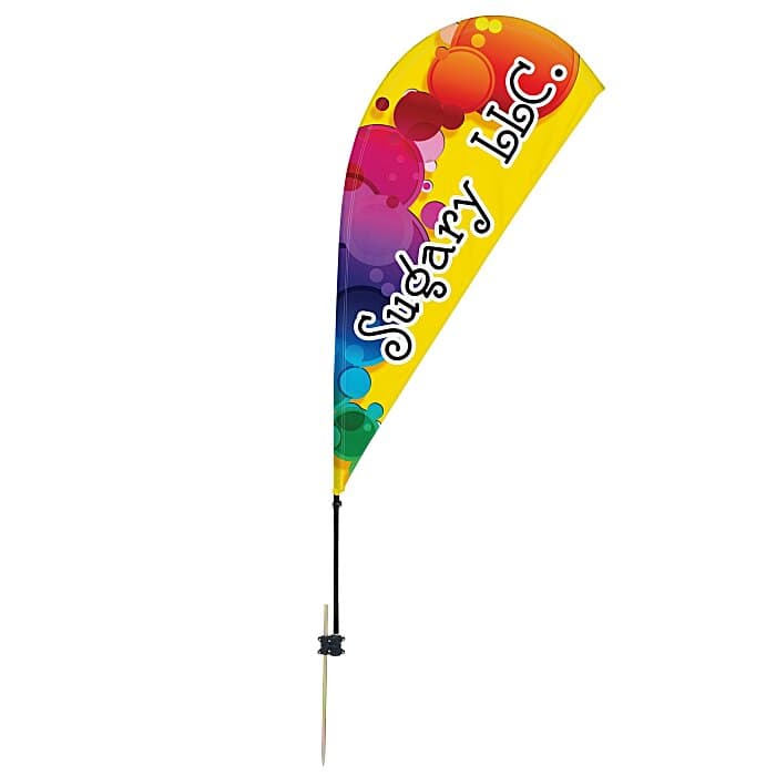 Outdoor Value Sail Sign - 6 1/2 feet - One Sided