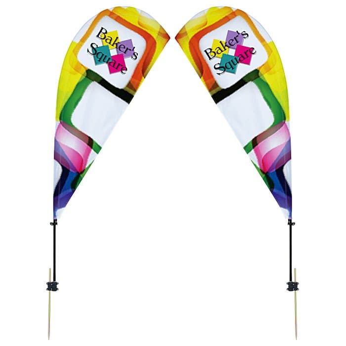 Outdoor Value Sail Sign - 6 1/2 feet - Two Sided