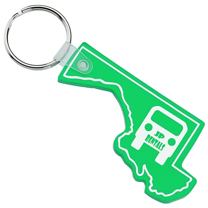 Maryland Soft Keychain - Translucent