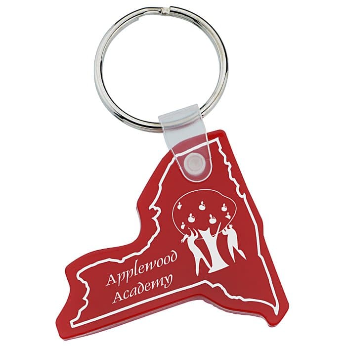 New York Soft Keychain - Translucent