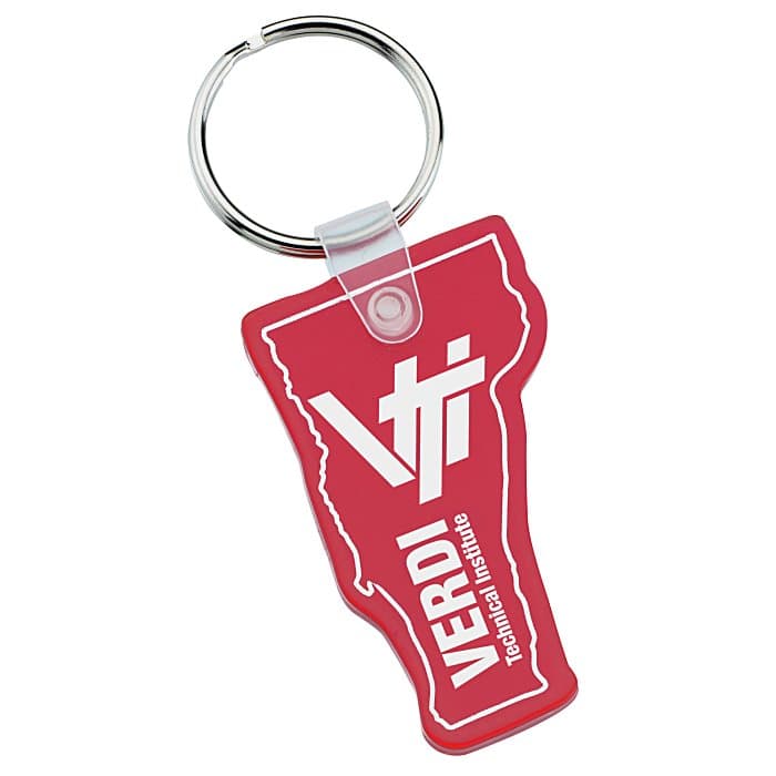 Vermont Soft Keychain - Translucent