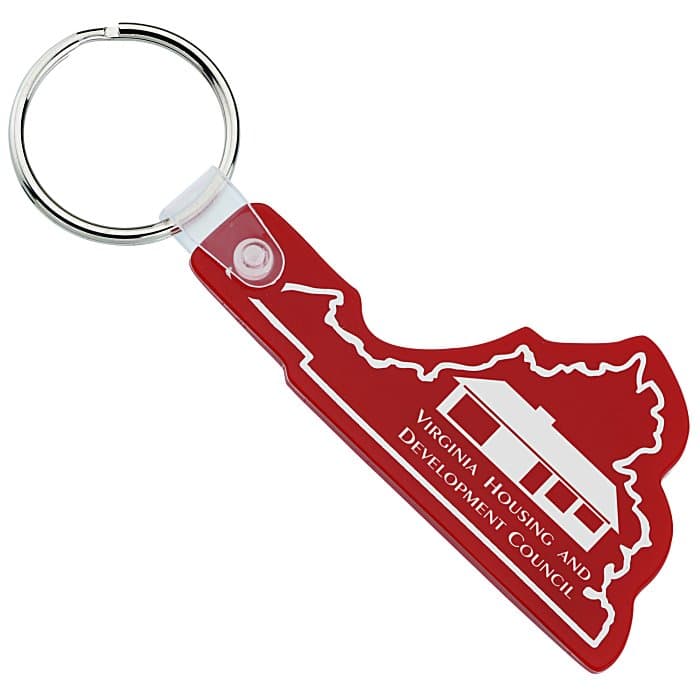 Virginia Soft Keychain - Translucent