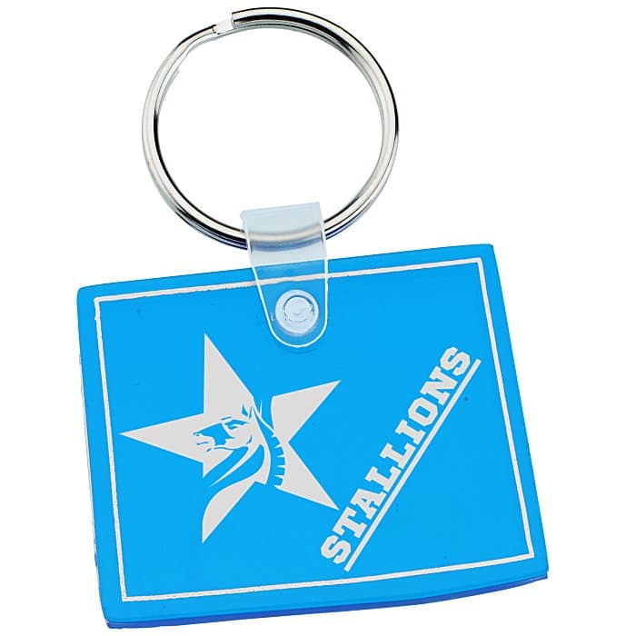 Wyoming Soft Keychain - Translucent