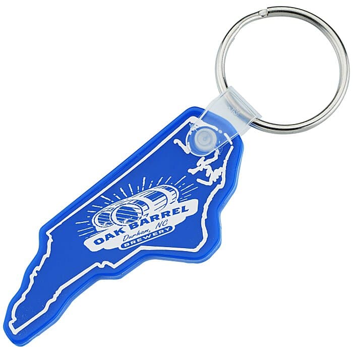 North Carolina Soft Keychain - Opaque