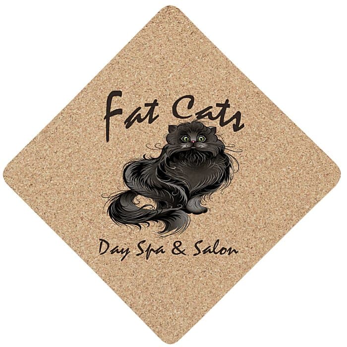 Cork Coaster - Diamond - Full Color