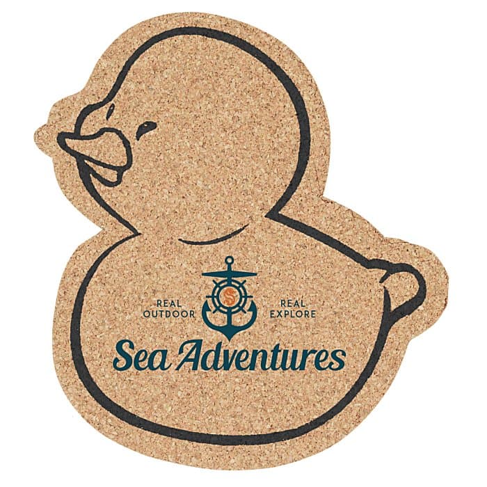 Cork Coaster - Duck - Full Color