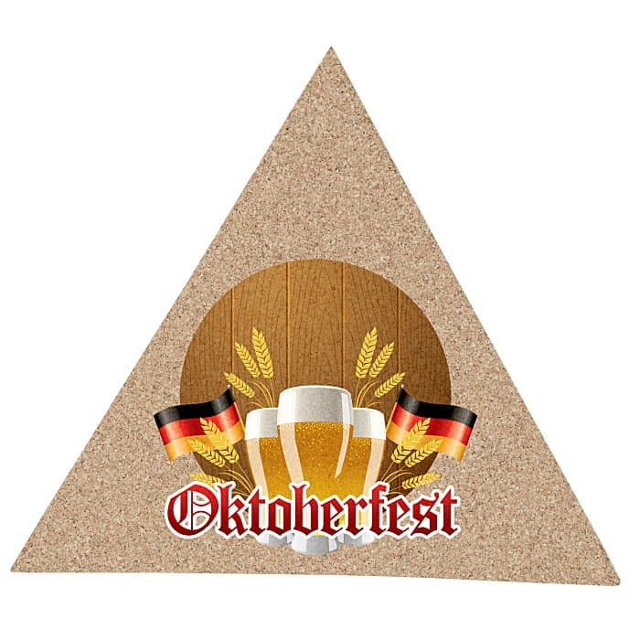 Cork Coaster - Triangle - Full Color